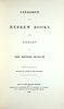 Zedner, Joseph 
Catalogue of the Hebrew Books in the Library of the British Museum 
A reprint תמונה - 1