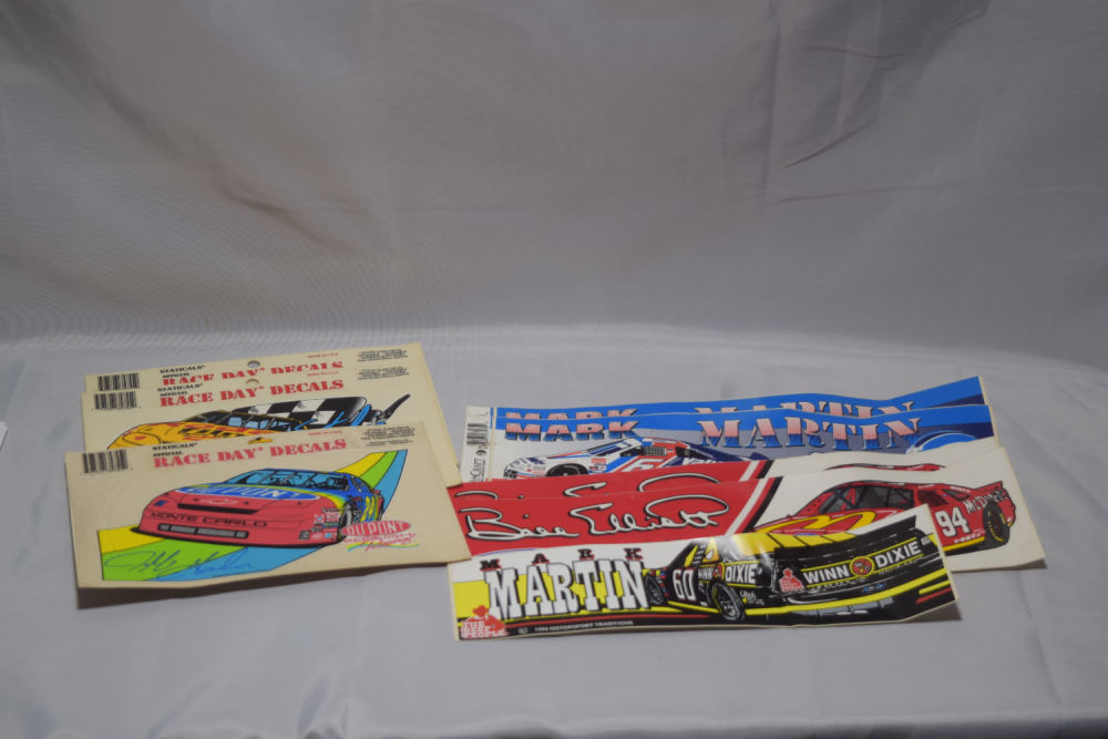 Lot 151: RACE DAY DECAL STICKERS