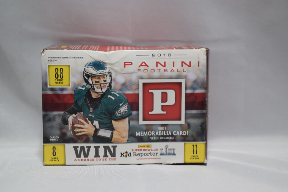 Lot 244: 2018 PANINI FOOTBALL MEMORABILIA CARD