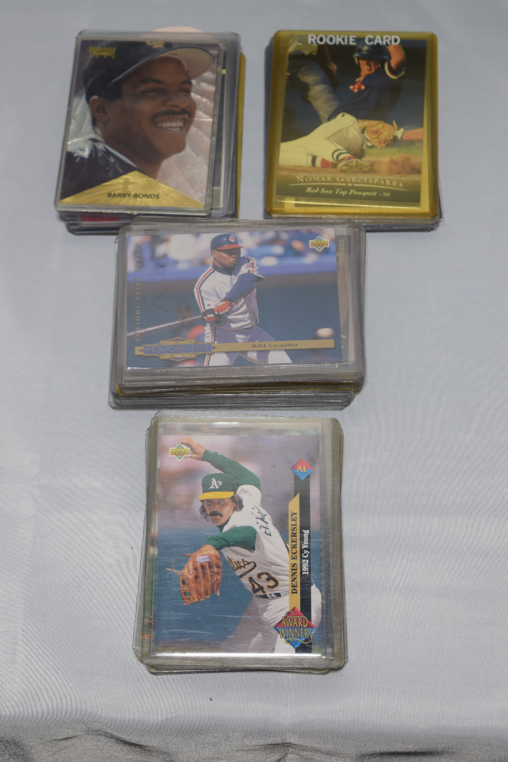 Lot 252: 1993-1998 BASEBALL CARDS-HARD CASES