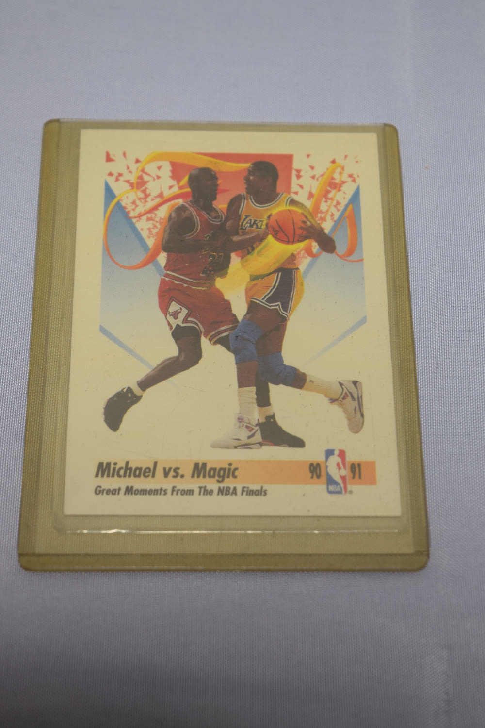 Lot 253: 1991 MICHAEL VS. MAGIC BASKETBALL CARD
