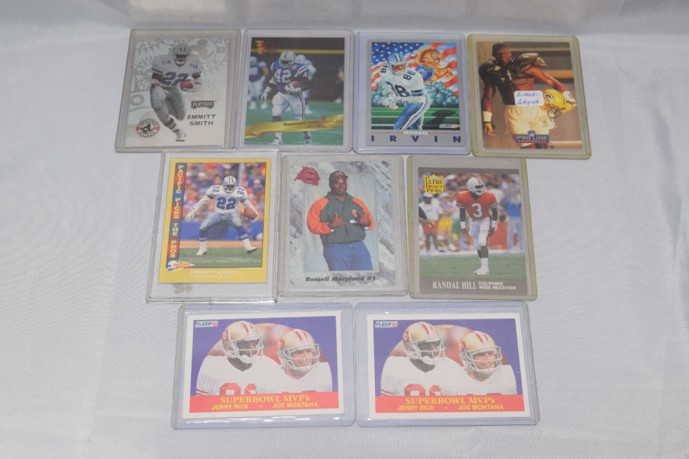 Lot 256: 1990-93 FOOTBALL CARDS-HARD CASE