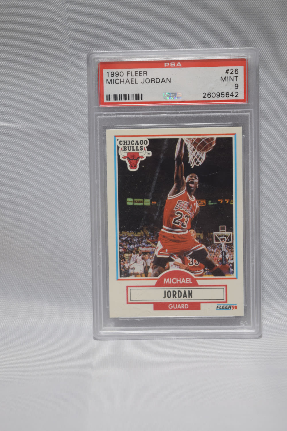 Lot 265: 1991 FLEER MICHAEL JORDON BASKETBALL CARD