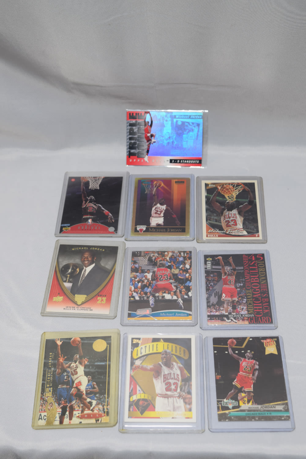 Lot 266: MICHAEL JORDON MISC. BASKETBALL CARDS
