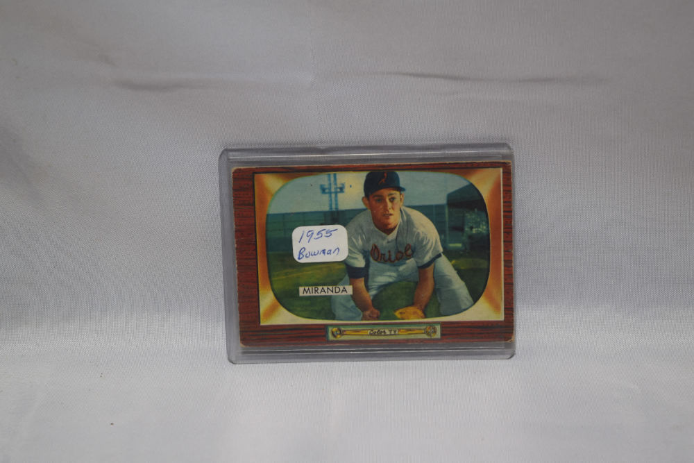 Lot 303: WILLIE MIRANDA BASEBALL CARD