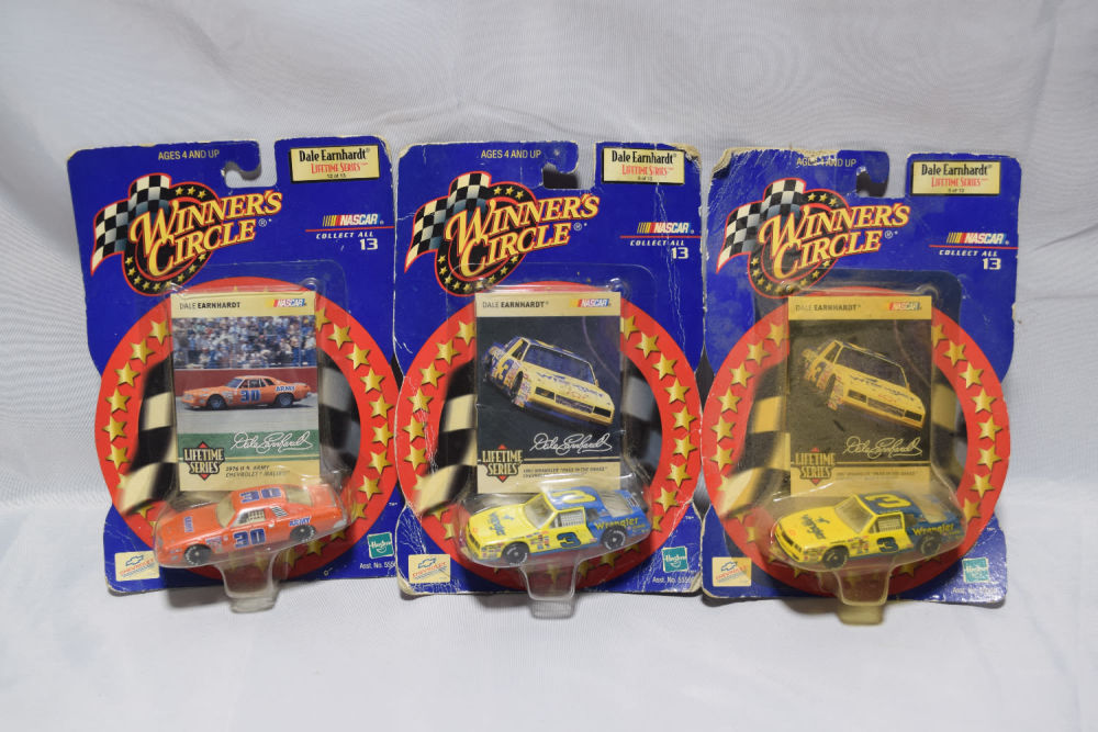 Lot 349: 3 PACK DIE CAST WINNERS CIRCLE MATCHBOX CAR