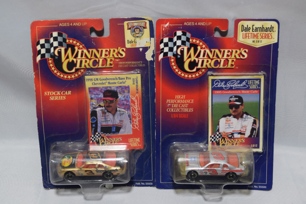 Lot 350: 2 PACK DIE CAST WINNERS CIRCLE MATCHBOX CARS