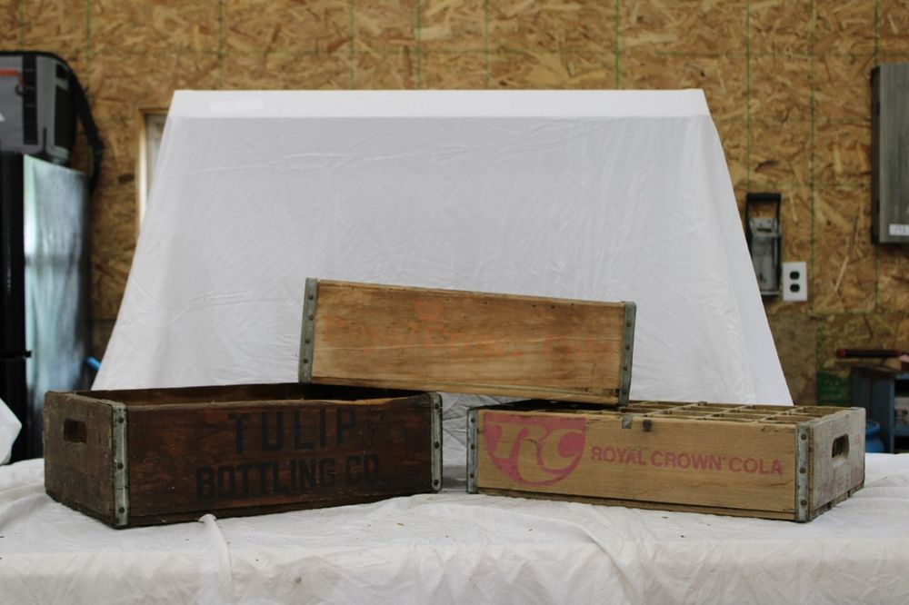 Lot 292: SODA ADVERTISING CRATES