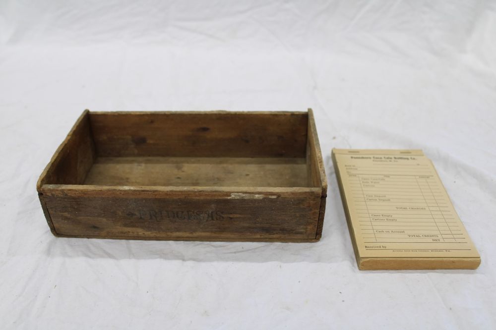 Lot 297: WOODEN CRATE AND LEDGER