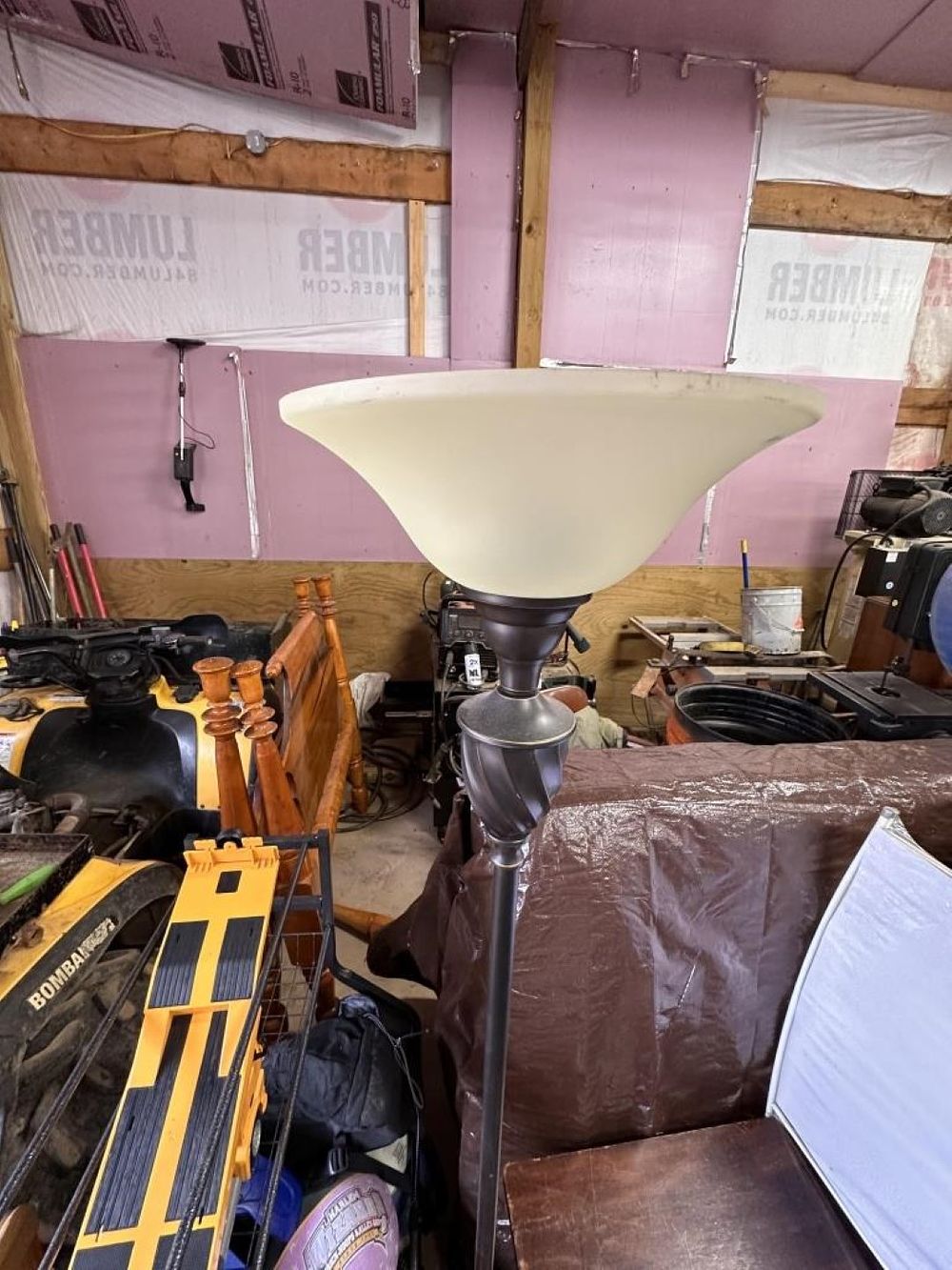 Lot 209: TALL LAMP