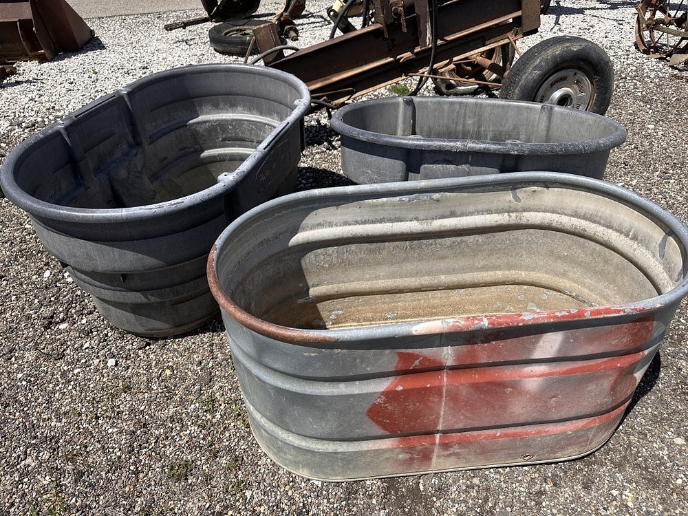 Lot 197a: 3 LIVESTOCK WATERING TROUGHS