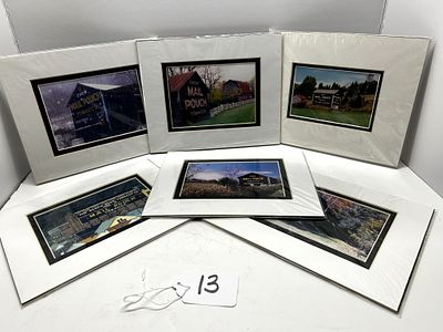 1 - MAIL POUCH TOBACCO POSTCARDS AND PHOTOS. ENVELOPE OF MAILPOUCH TOBACCO POSTCARDS AND PHOTOS