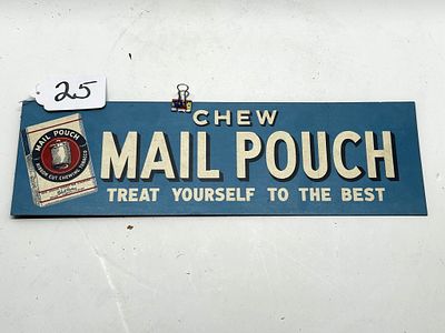 1 - SS MAIL POUCH TOBACCO SIGN