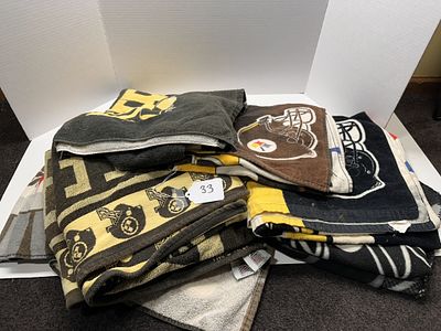 1 - PITTSBURGH STEELERS BEACH TOWELS. LOGO TOWELS