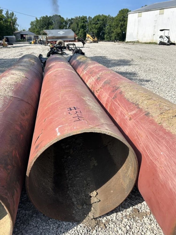 Lot 344: LARGE STEEL PIPE
