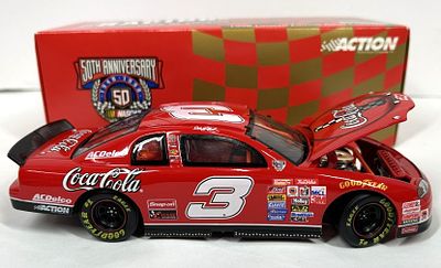 DALE EARNHARDT 1998 MONTE CARLO. NOS DALE EARNHARDT #3 COKE 1998 MONTE CARLO, 1 OF 15,000 1:24 