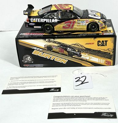JEFF BURTON 2009 IMPALA. NOS JEFF BURTON #31 CATERPILLAR 2009 IMPALA SS 1 OF 3,207 1:24 SCALE 