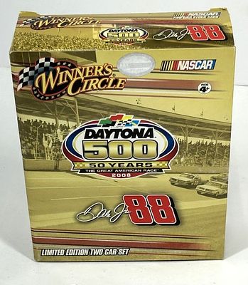 DALE JR #88 2 CAR SET. NOS DALE JR. #88 DAYTONA 500 50TH ANNIVERSARY 2 CAR SET 1:64 SCALE 
