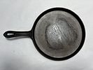 PRIMITIVE CAST IRON SKILLET GRIDDLE. UNMARKED CAST IRON SKILLET GRIDDLEImage - 1