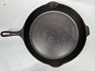 GRISWOLD #14 SKILLET. GRISWOLD #14 CAST IRON SKILLETImage - 1