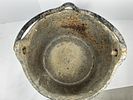 VINTAGE CAST IRON CAULDRON. UNMARKED VINTAGE CAST IRON CAULDRONImage - 1