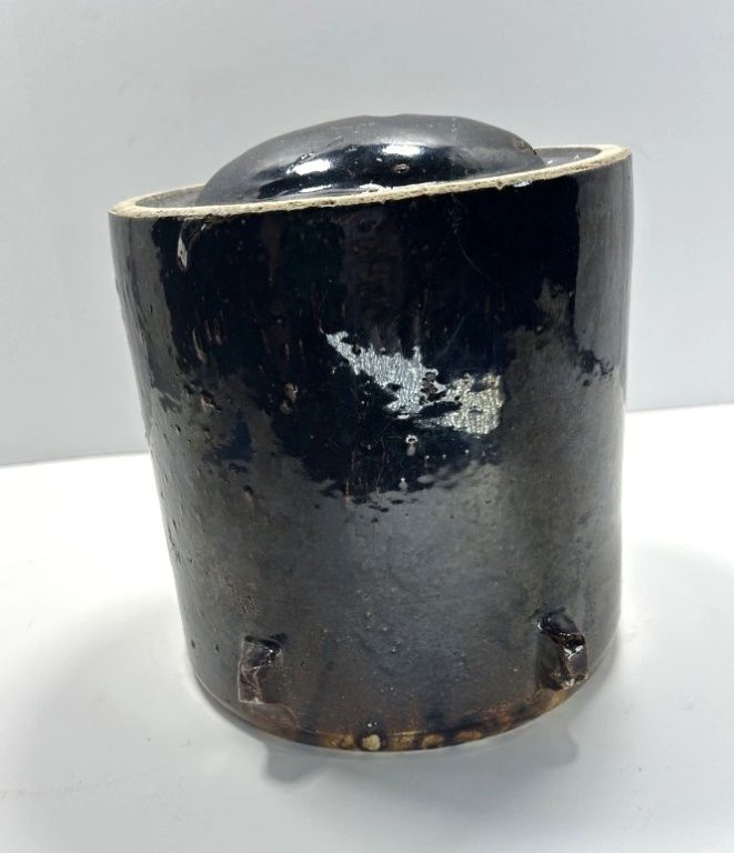 Lot 154: VINTAGE STONEWARE CHICKEN WATERER
