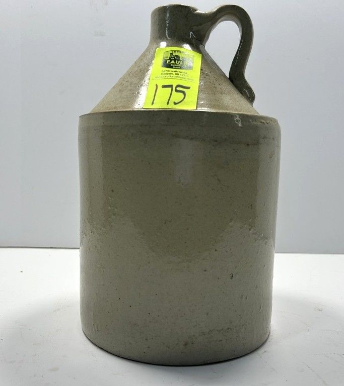 Lot 175: VINTAGE STONEWARE JUG
