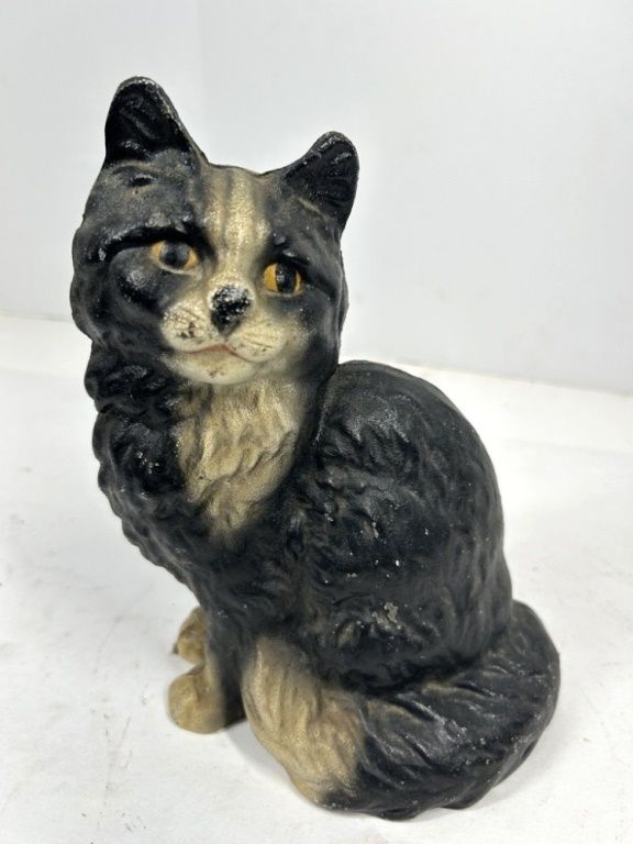 Lot 231: CAST IRON CAT DOORSTOP