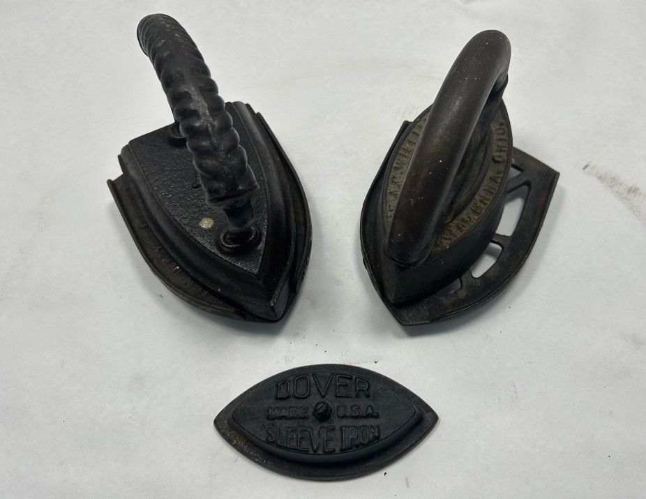 Lot 240: CAST IRON CLOTHES IRONS