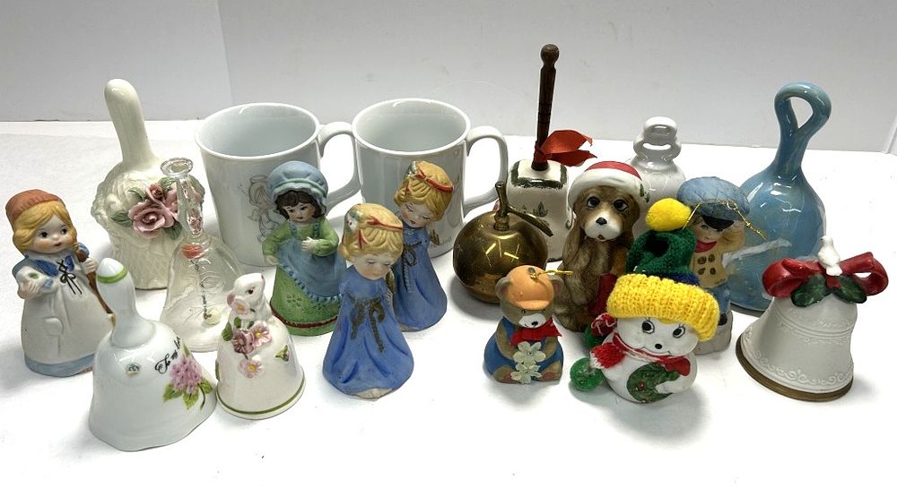 Lot 283: LOADED LOT OF VINTAGE BELLS