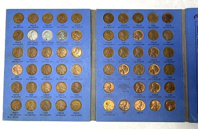 LINCOLN HEAD ALBUM. LINCOLN HEAD CENT COLLECTION ABLBUM NUMBER 2 STARTING IN 1941