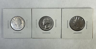 1965 QUARTER. LOT INCLUDES 2 1965 QUARTERS AND 1 1967 QUARTER