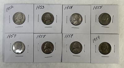 JEFFERSON NICKEL LOT. LOT OF JEFFERSON NICKELS FROM VARIOUS YEARS
