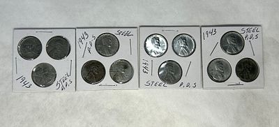 1943 STEEL PENNY SETS