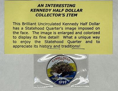 KENNEDY HALF DOLLAR. AN INTERESTING KENNEDY HALF DOLLAR COLLECTOR'S ITEM