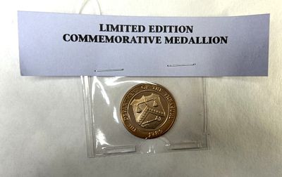 TREASURY MEDALLION. LIMITED EDITION COMMERORATIVE MEDALLION