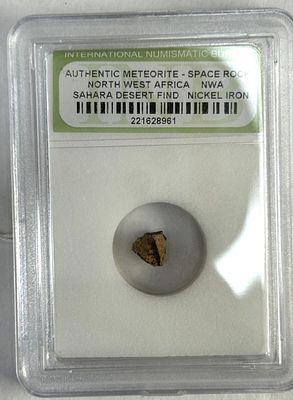 AUTHENTIC METEORITE SPACE ROCK NORTH WEST AFRICA