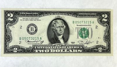 1976 BICENTENNIAL NOTE. 1976 BICENTENNIAL $2 NOTE
