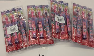 KIDS TOOTH BRUSH. 24 COUNT OF EXTRA SOFT BRISTLES TROLLS KIDS TOOTHBRUSH, PINK & PURPLE