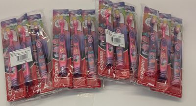 KIDS TOOTH BRUSH. 24 COUNT OF EXTRA SOFT BRISTLES TROLLS KIDS TOOTHBRUSH, PINK & PURPLE