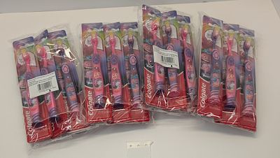 KIDS TOOTH BRUSH. 24 COUNT OF EXTRA SOFT BRISTLES TROLLS KIDS TOOTHBRUSH, PINK & PURPLE