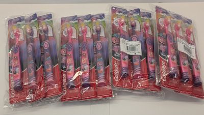 KIDS TOOTH BRUSH. 24 COUNT OF EXTRA SOFT BRISTLES TROLLS KIDS TOOTHBRUSH, PINK & PURPLE