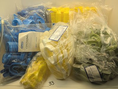 DISPOSABLE FLUORIDE TRAY. SIZES, CHILD, SMALL, MEDIUM, LARGE