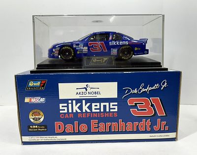 DALE EARNHARDT JR. 1997 SIKKENS REVELL COLLECTION. NOS 1/24 DALE EARNHARDT JR. #31 SIKKENS MONTE 