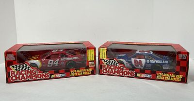RACING CHAMPIONS RON BARFIELD NEW HOLLAND #94. NOS 1/24 RACING CHAMPIONS RON BARFEILD #94 NEW 