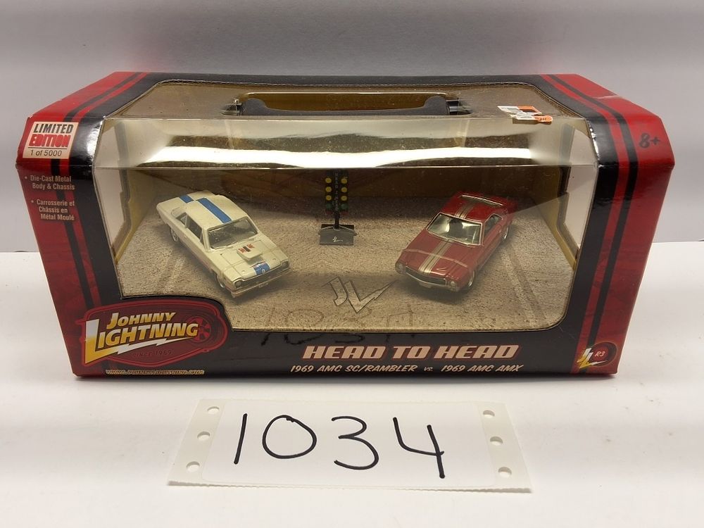 Lot 1034: JOHNNY LIGHTNING- HEAD TO HEAD