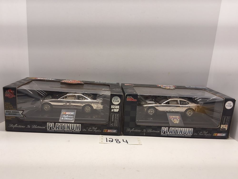 Lot 1284: NASCAR -PLATNIUM PLATED PRECIOUS METAL SERIES