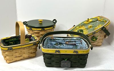 JOHN DEERE LONGABERGER BASKETS. ALL FOR ONE MONEY