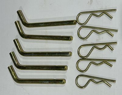 SET OF 5 3/8 HITCH PINS. .