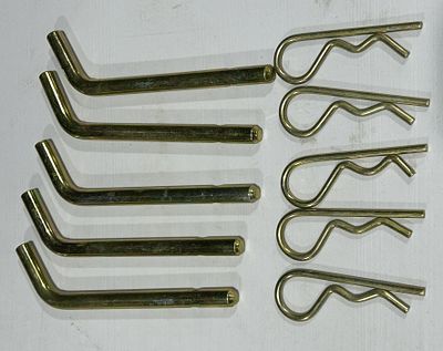 SET OF 5 3/8 HITCH PINS. .